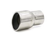 Unique Bargains Chrome Stainless Steel Car Oval Exhaust Pipe Tail Muffler Tip for Toyota RAV4