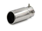 Silver Tone Exhaust Muffler Tip Modified Silencer Tail Pipe for Honda