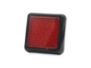 Unique Bargains 10cm x 10cm Square Shaped Red LED Car Vehicle Tail Brake Stop Light Lamp DC 12V