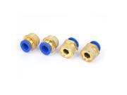 1 2BSP Male Thread Pneumatic Quick Air Fitting Coupler Connector 4pcs