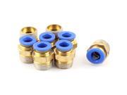 8 Pcs 8mm Tube to 3 8 BSP Thread Push in Quick Connect Coupler Fittings PC8 03