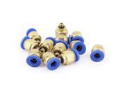 12 Pcs 6mm Tube to 1 16 BSP Thread Push in Quick Connect Coupler Fittings PC6 M5