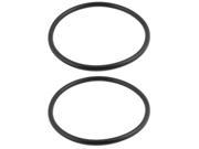 2Pcs Black Universal O Ring 165 x 8.6mm BUNA N Material Oil Seal Washer Grommets