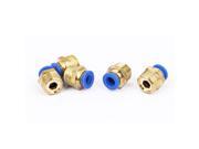 Tube OD 8mm x 3 8BSP Push In Quick Release Air Fitting Connector 5pcs
