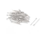 M2x20mm 304 Stainless Steel Split Cotter Pins Silver Tone 50pcs