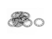 M12 304 Stainless Steel Internal Star Lock Washers 10 Pcs