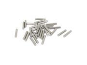 2.5mm x 14mm 304 Stainless Steel Dowel Pins Fasten Elements Silver Tone 30pcs