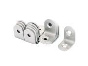 21x21x15mm L Shape 90 Degree Corner Brace Stainless Steel Angle Bracket 15Pcs