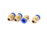 1 8BSP Male Thread Straight Connector Quick Release Push In Fitting 4pcs
