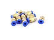 10Pcs 1 8BSP to 4mm Hose Air Pneumatic Coupler Fitting Pipe Connector Joint