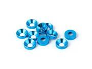 M5 Flat Head Screw Bolt Aluminum Countersunk Washers Blue 12 Pcs