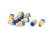 8mm Tube 1 8BSP Male Thread Quick Air Fitting Coupler Connector 10pcs