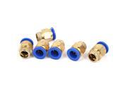 v12mm Tube 3 8BSP Male Thread Quick Connector Pneumatic Air Fittings 6pcs