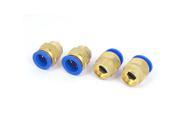 16mm Tube 1 2BSP Male Thread Quick Air Fitting Coupler Connector 4pcs
