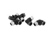 10mm Push in Pneumatic Quick Connect Tubular Fitting Coupler 5pcs