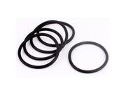 5 Pcs Rubber O Shaped Rings Oil Seal Gasket Washer Black 80mmx5.7mm