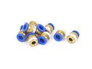 Pneumatic One Touch Push in Joint Fittings 21mm x 12mm 10 Pcs