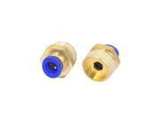 8mm Tube 1 2BSP Male Thread Quick Air Fitting Coupler Connecting 2pcs