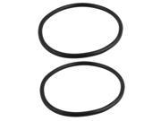2Pcs Black Universal O Ring 160 x 8.6mm BUNA N Material Oil Seal Washer Grommets