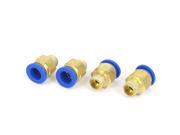 12mm Tube 1 4BSP Male Thread Quick Air Fitting Coupler Connecting 4pcs
