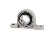 Unique Bargains P005 25mm Mounted Self Align Pillow Block Bearing Solid Base Iron Housing Gray