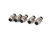 4mm to 4mm Push in Pneumatic Air Quick Connect Tube Fitting Coupler 5pcs