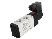 Unique Bargains Unique Bargains AC 220V 2 Position 5 Way Pneumatic Solenoid Valve New