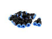 9pcs 6mm Dia Y Shaped Air Pneumatic Quick Release Fitting Coupler Pipe Adapter