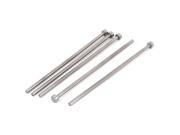1 8 inch Rod Dia 4 inch Long Straight Steel Ejector Pin 5pcs