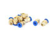 6mm Tube 1 8BSP Male Thread Quick Air Fitting Coupler Connector 10pcs