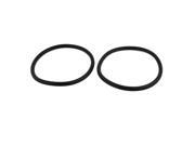 2Pcs Black Universal O Ring 155 x 8.6mm BUNA N Material Oil Seal Washer Grommets