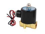DC 12V 3 8BSP Thread Normal Close Gas Water Electric Solenoid Valve 2W 040 10