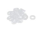 18mmx8mmx3mm Clear Rubber Sink Water Pipe Tube Seal Washer Sealing Gasket 30pcs