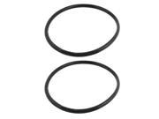 2pcs Black Universal O Ring 360 x 8.6mm BUNA N Material Oil Seal Washer Grommets