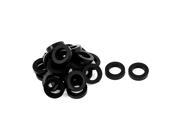 Home Water Faucet Rubber Seal Washer Sealer Black 19mm x 12mm x 4mm 25pcs