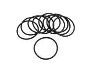 Unique Bargains Black Silicone O ring Oil Sealing Washer Grommet 56mm x 3.1mm 10Pcs