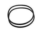 2Pcs Black Universal O Ring 120 x 8.6mm BUNA N Material Oil Seal Washer Grommets