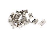 M8 Metal Spring Nuts T Slot Frame Profile Extrusion 20mm Length 15pcs