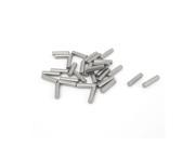 2.5mm x 10mm 304 Stainless Steel Dowel Pins Fasten Elements Silver Tone 30pcs