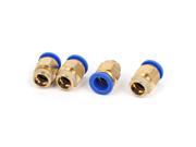 12mm Tube 3 8BSP Male Thread Quick Connector Pneumatic Air Fittings 4pcs