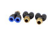 3 Pcs 3 8 PT Male Thread to 12mm Push in Y Shape Air Pneumatic Quick Fittings