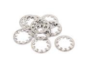 M14 304 Stainless Steel Internal Star Lock Washers 10 Pcs