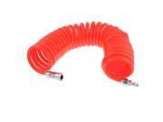 Unique Bargains 9 Meters Length 12mm x 8mm Polyurethane Coiled Air Hose Tube Orange