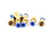 8pcs 1 4 BSP Thread to 6mm Push in Pneumatic Air Quick Connect Tube Fitting