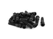 Unique Bargains PG11 5 10mm Range Water Resistant Cable Cord Fixing Gland Fastener Black 20pcs