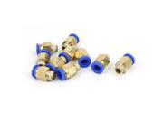 1 8BSP Male Thread Straight Connector Quick Release Push In Fitting 10pcs