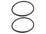 2Pcs Black Universal O Ring 170 x 8.6mm BUNA N Material Oil Seal Washer Grommets