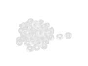 Household Rubber Round Seal Grommets Washer 17mm Dia Clear 50 Pcs