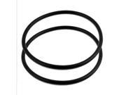 2Pcs Black Universal O Ring 180 x 8.6mm BUNA N Material Oil Seal Washer Grommets