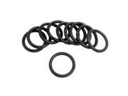 Unique Bargains Black Silicone O ring Oil Sealing Washer Grommet 29mm x 3.5mm 10Pcs